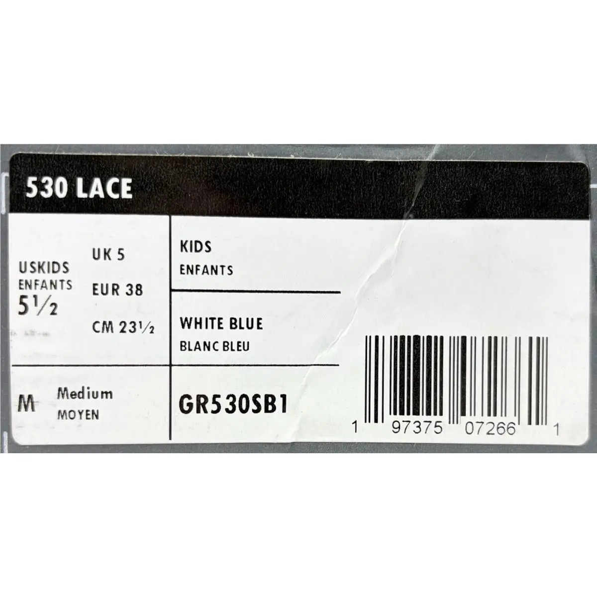 New Balance shoes - New Balance 530 Lace - Lace - GR530SB1 - White / Natural Indigo / Silver Metallic (UPC: 197375072661) 13