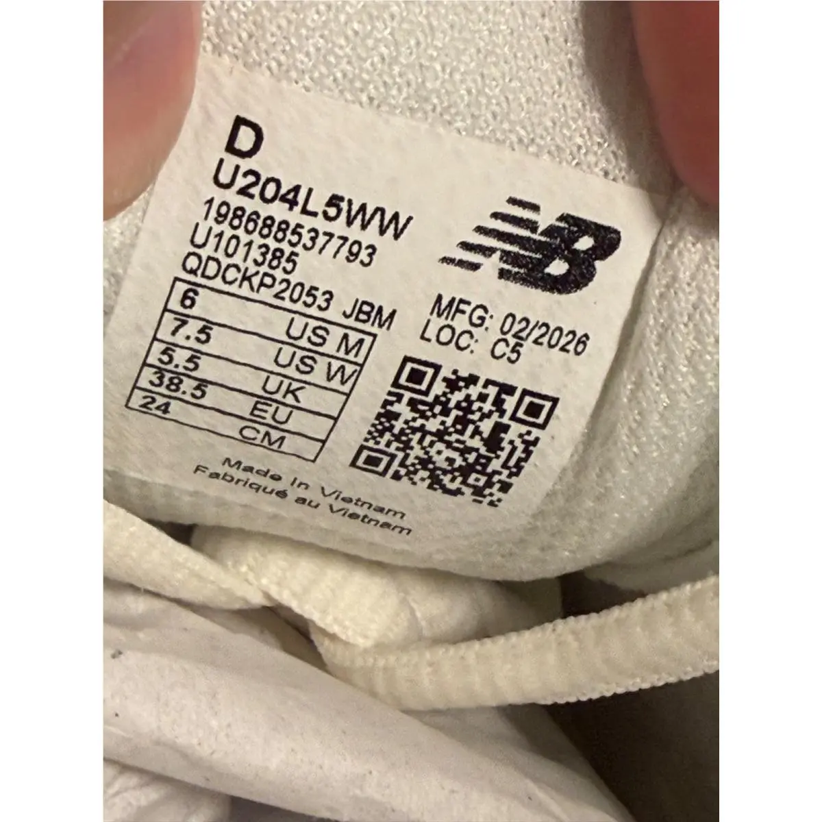 New Balance shoes - New Balance 204L - White, Pink 10