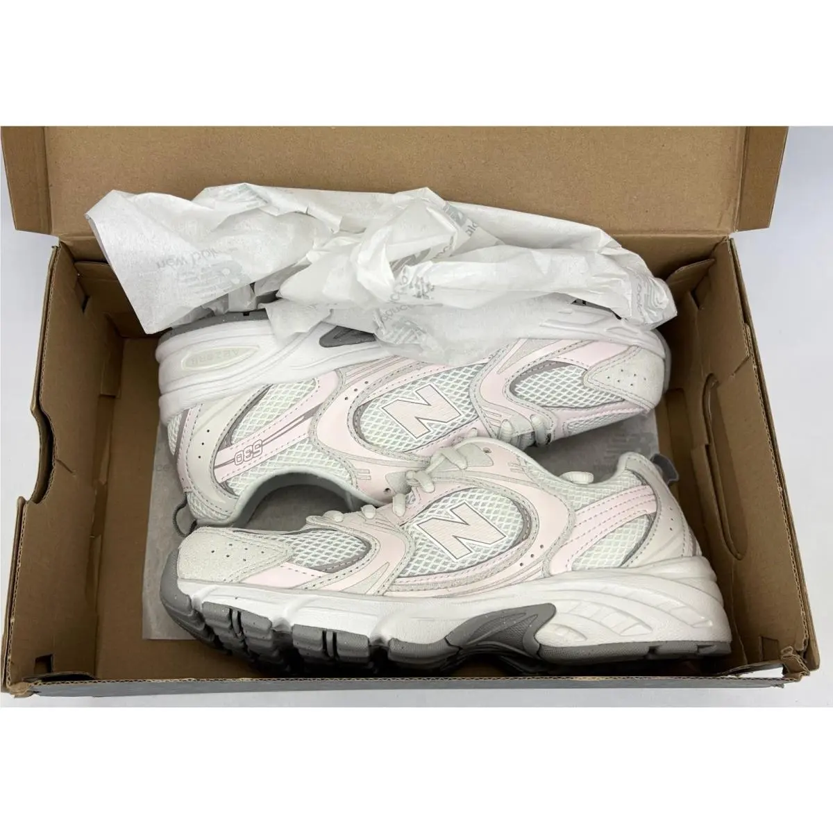 New Balance shoes - New Balance 530 Lace - Lace - G5309LW - Grey Matter / Pink Salt / White (UPC: 198687953655) 8