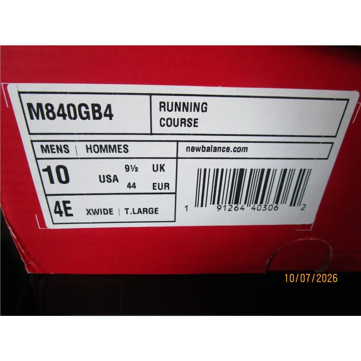 New Balance shoes - M840GB4RUNNINGCOURSE - M840GB4 Running Course - Blue 1