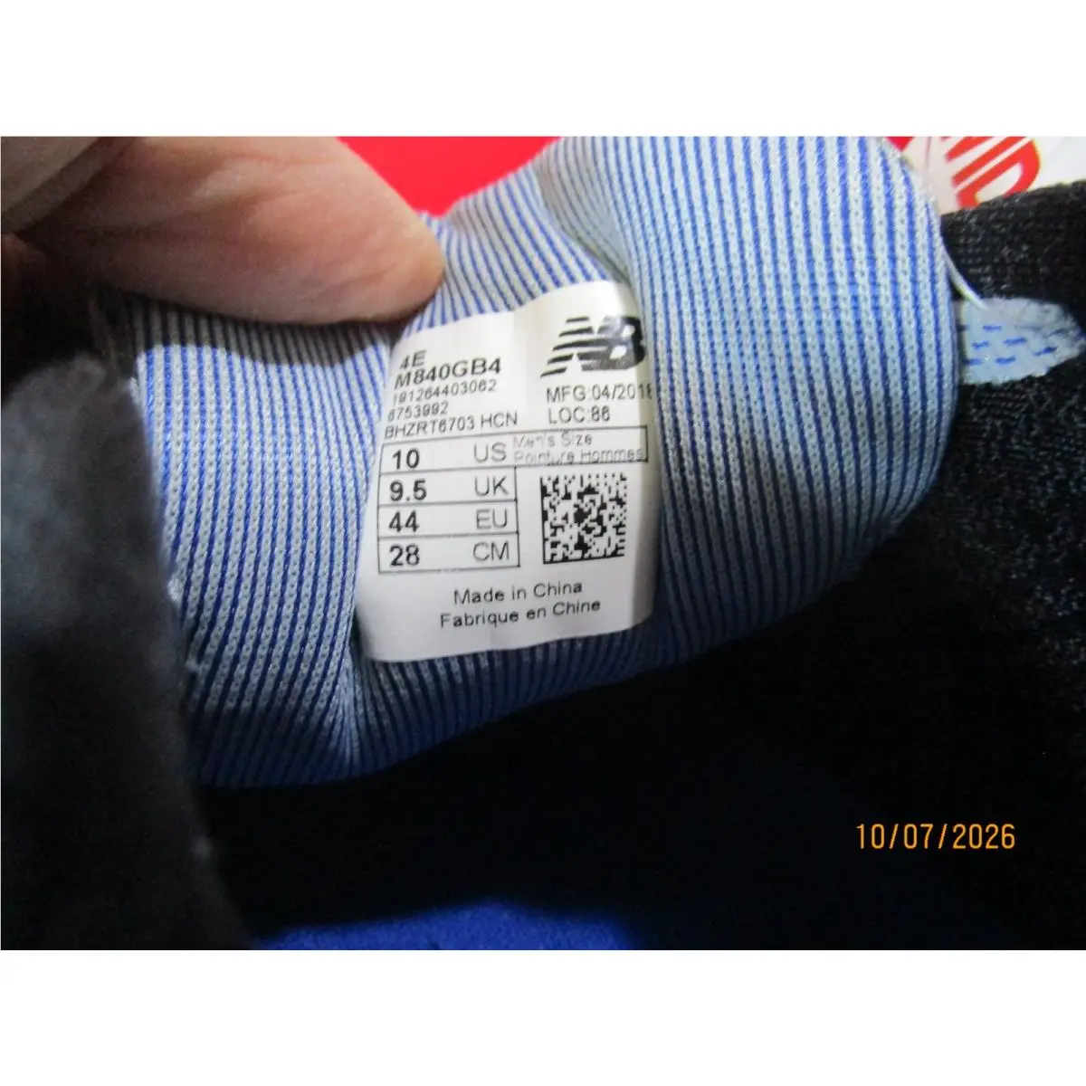 New Balance shoes - M840GB4RUNNINGCOURSE - M840GB4 Running Course - Blue 7