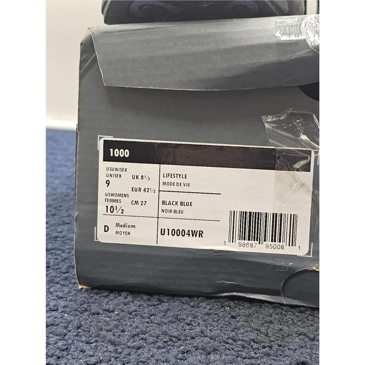 New Balance shoes - New Balance - U10004WR - Black Blue (UPC: 198687950081) 5