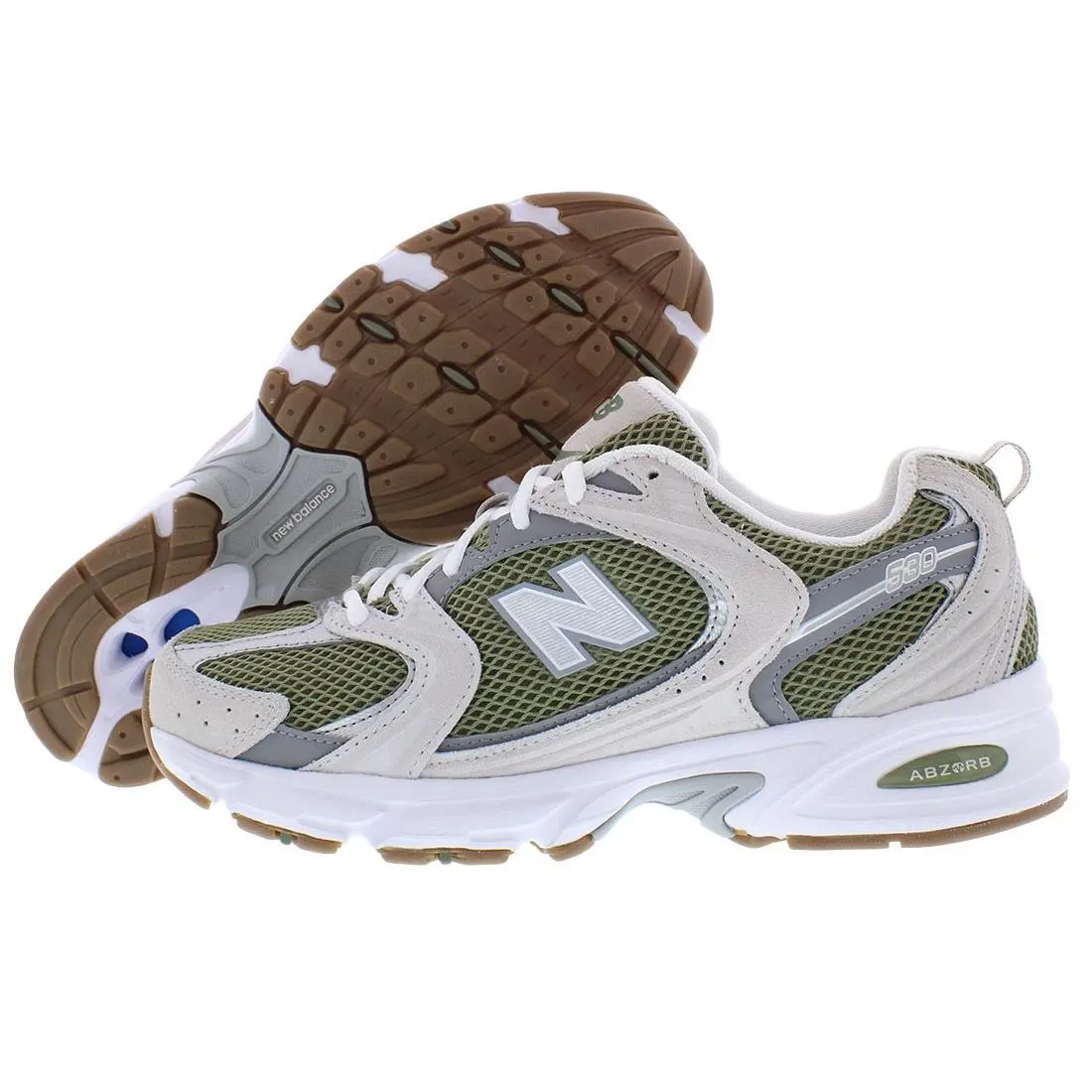New Balance 530 Mens Shoes Size 8 Color: Green/grey