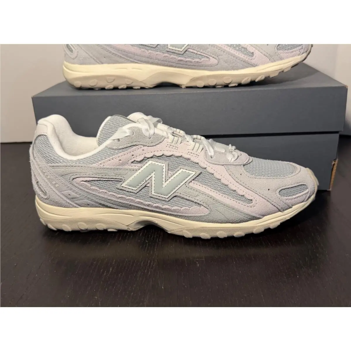 New Balance 204L Running Shoes Sneakers Lone Star Grey/sea Salt Womans 9D