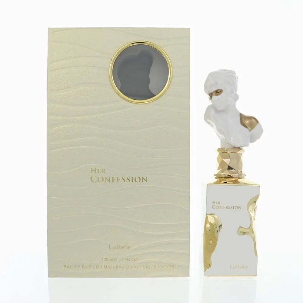 Her Confession  Box For Women 3.4 Oz Eau De Parfum Spray by Lattafa