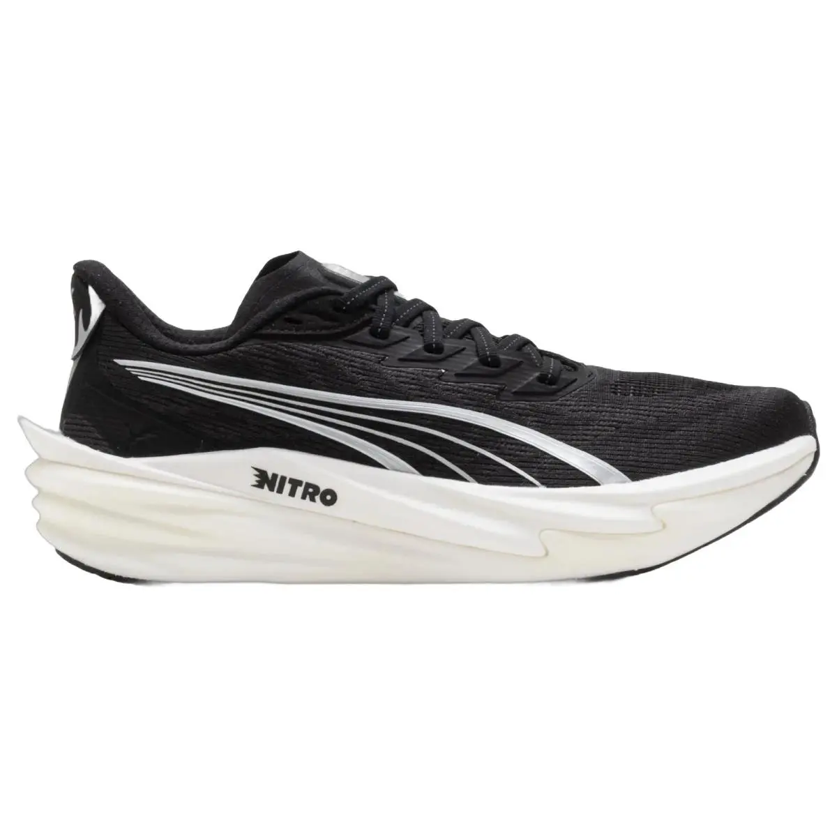 Puma Deviate Nitro 4 Womens Low Top Sneaker Puma White Size 6-9 312124-01