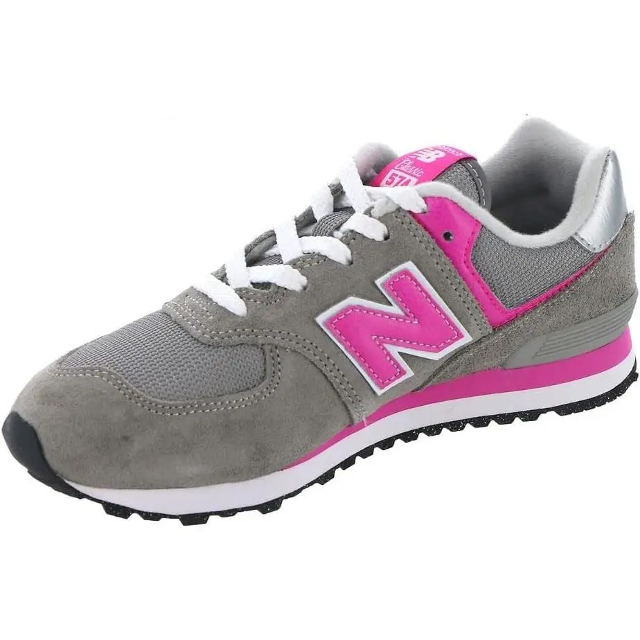 New Balance shoes - New Balance 574 - Gray/Pink (UPC: 196071021492) 4