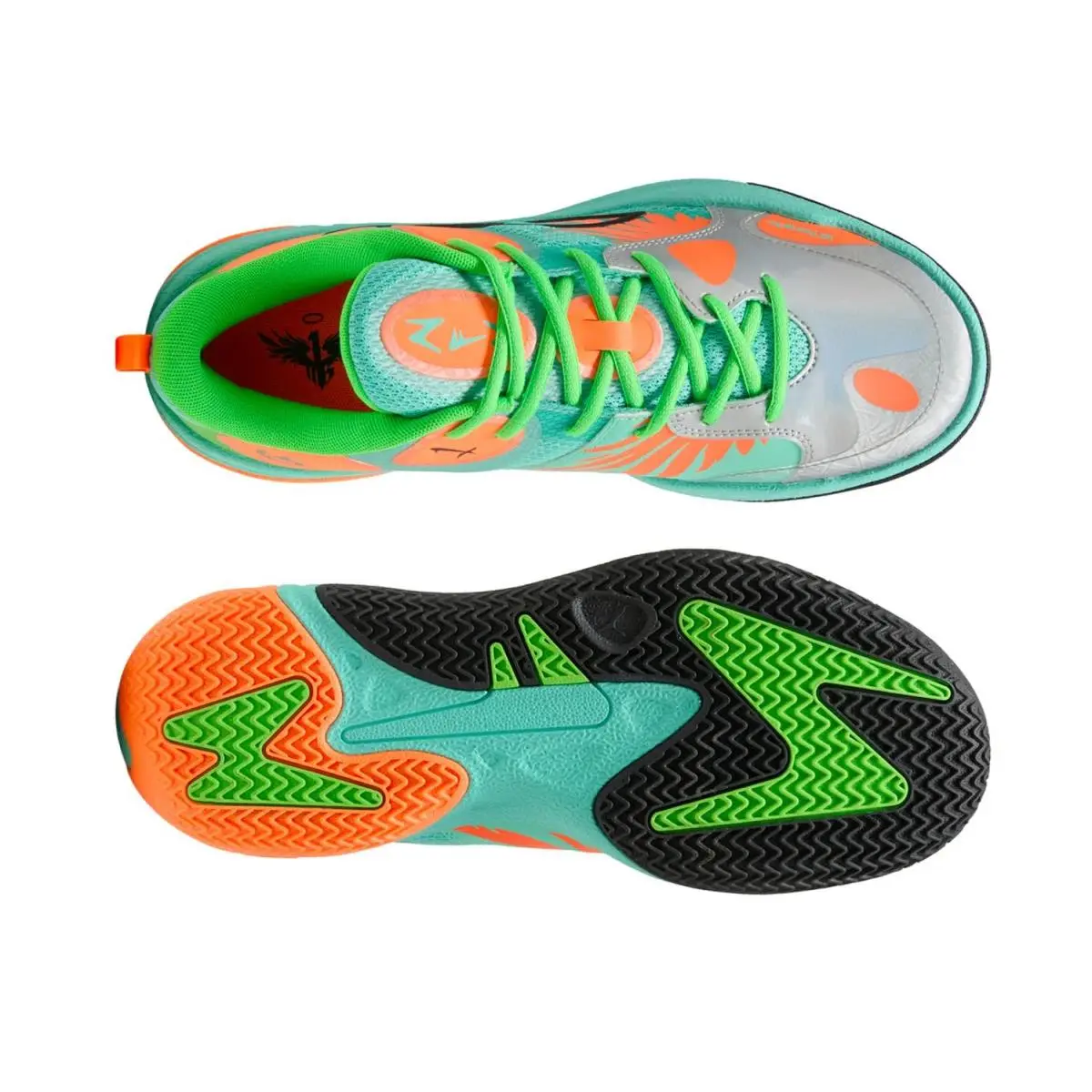 Puma shoes - Teal/Orange 7