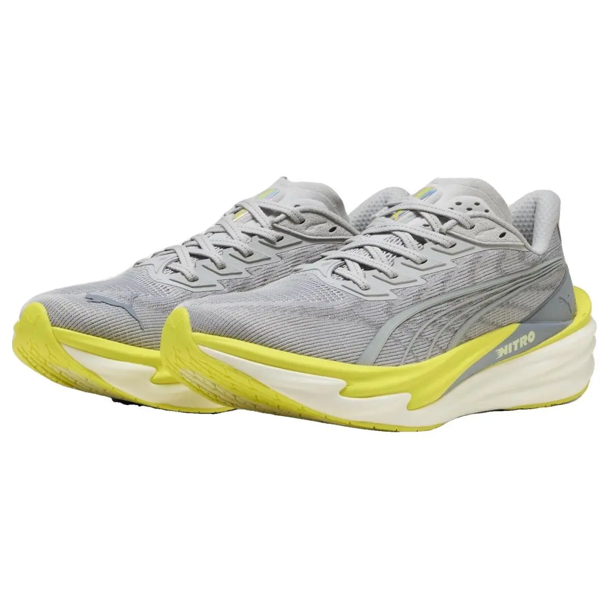Puma shoes - Deviate Nitro 4 - Deviate Nitro - 312123-03 - Silver/Lux Lime 2