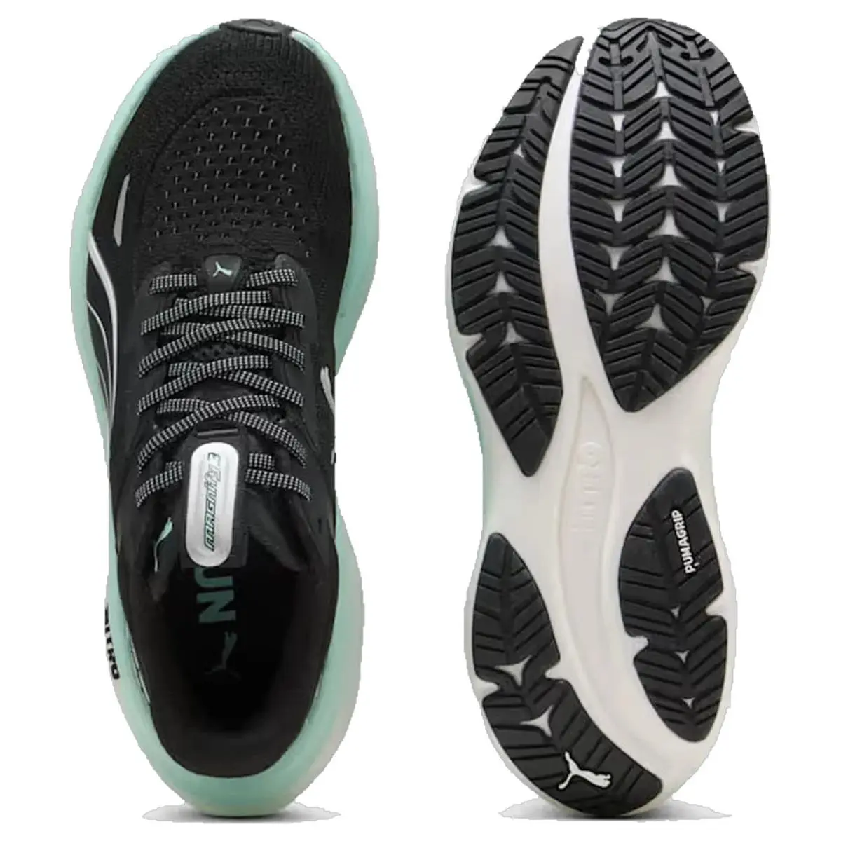 Puma shoes - Magnify Nitro 3 - Magnify Nitro - 311047-06 - PUMA Black/Mint Melt 8