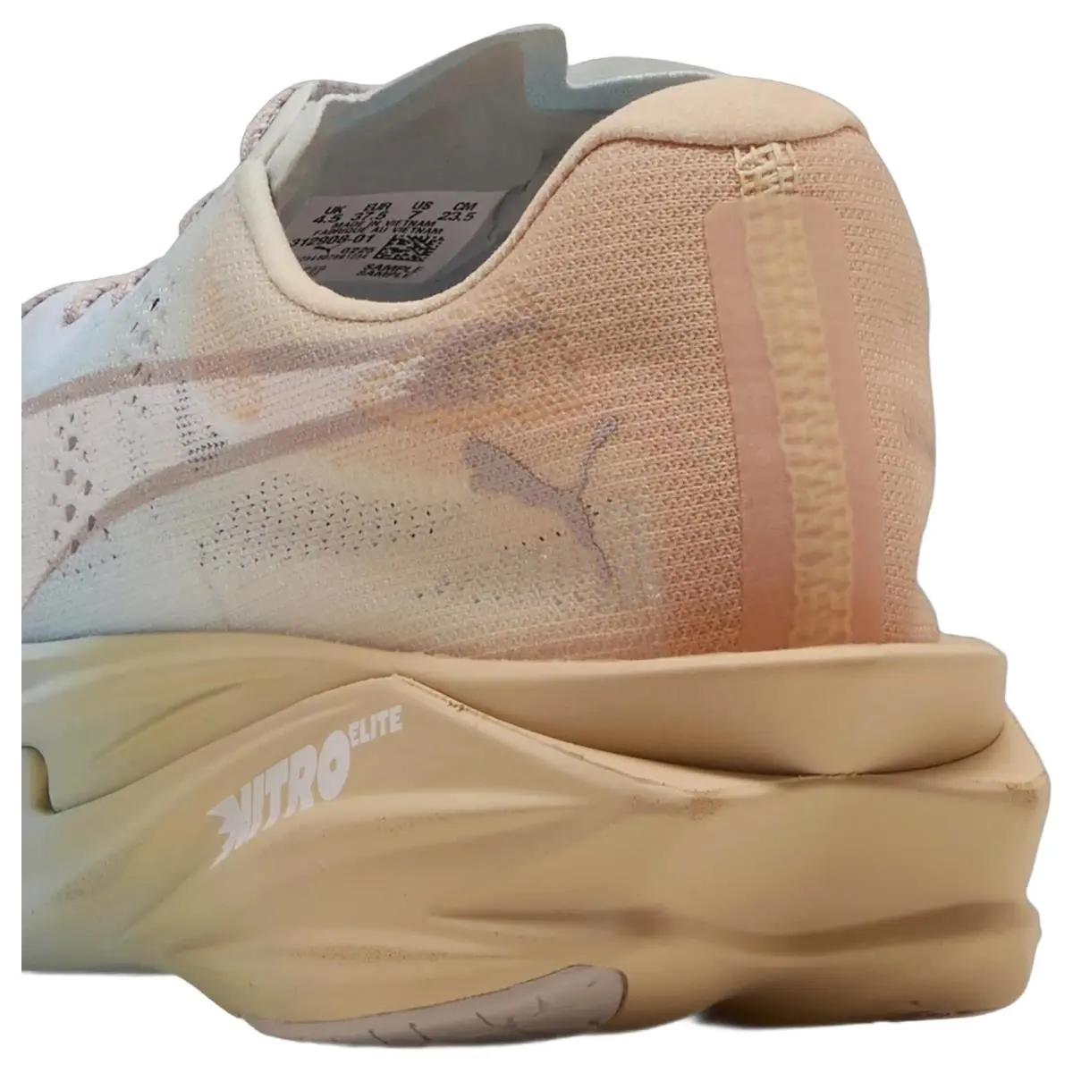 Puma shoes - Deviate Nitro Elite 4 - Deviate Nitro Elite - 312908-01 - Jasmine Flower/Lucite/Almost Apricot 4