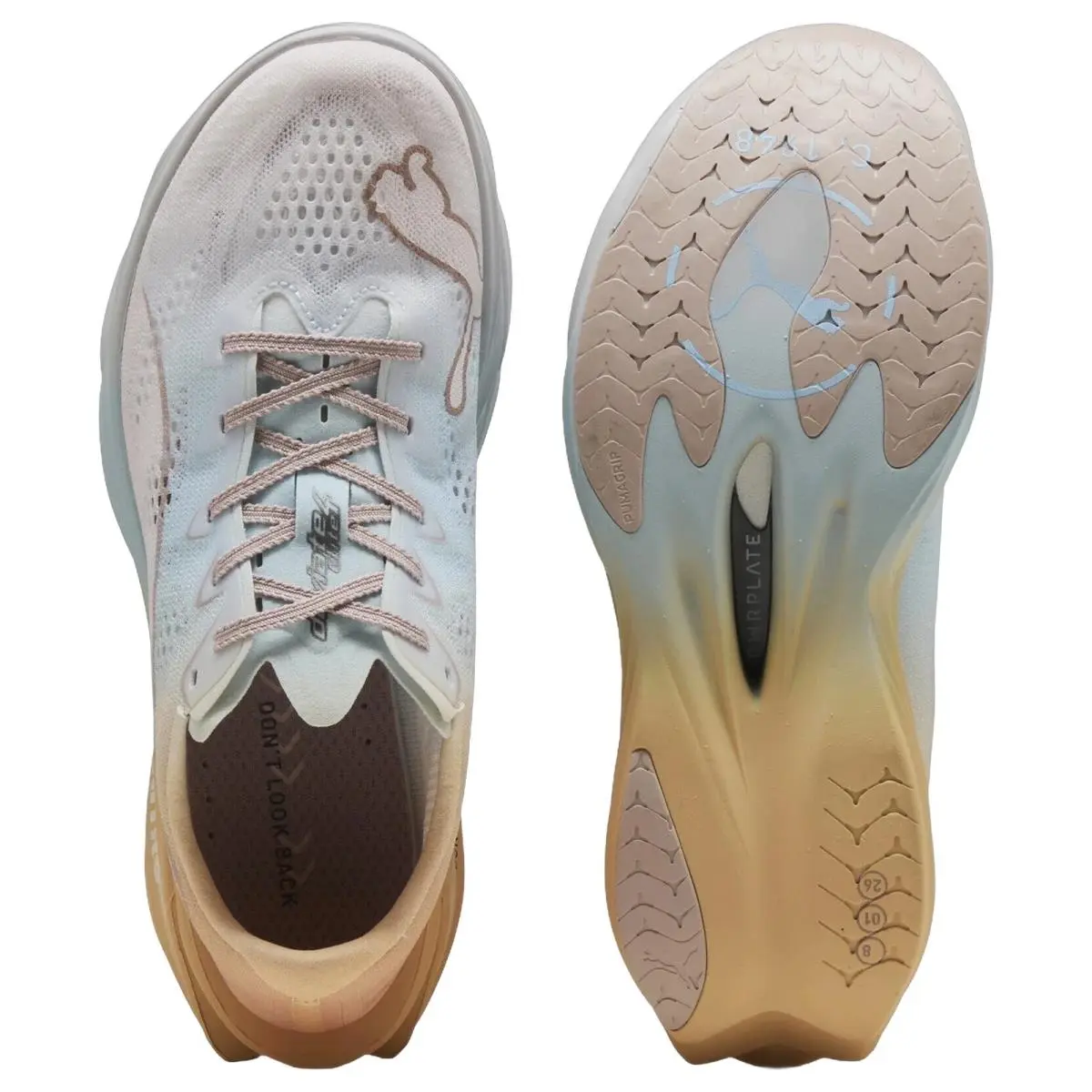 Puma shoes - Deviate Nitro Elite 4 - Deviate Nitro Elite - 312908-01 - Jasmine Flower/Lucite/Almost Apricot 8