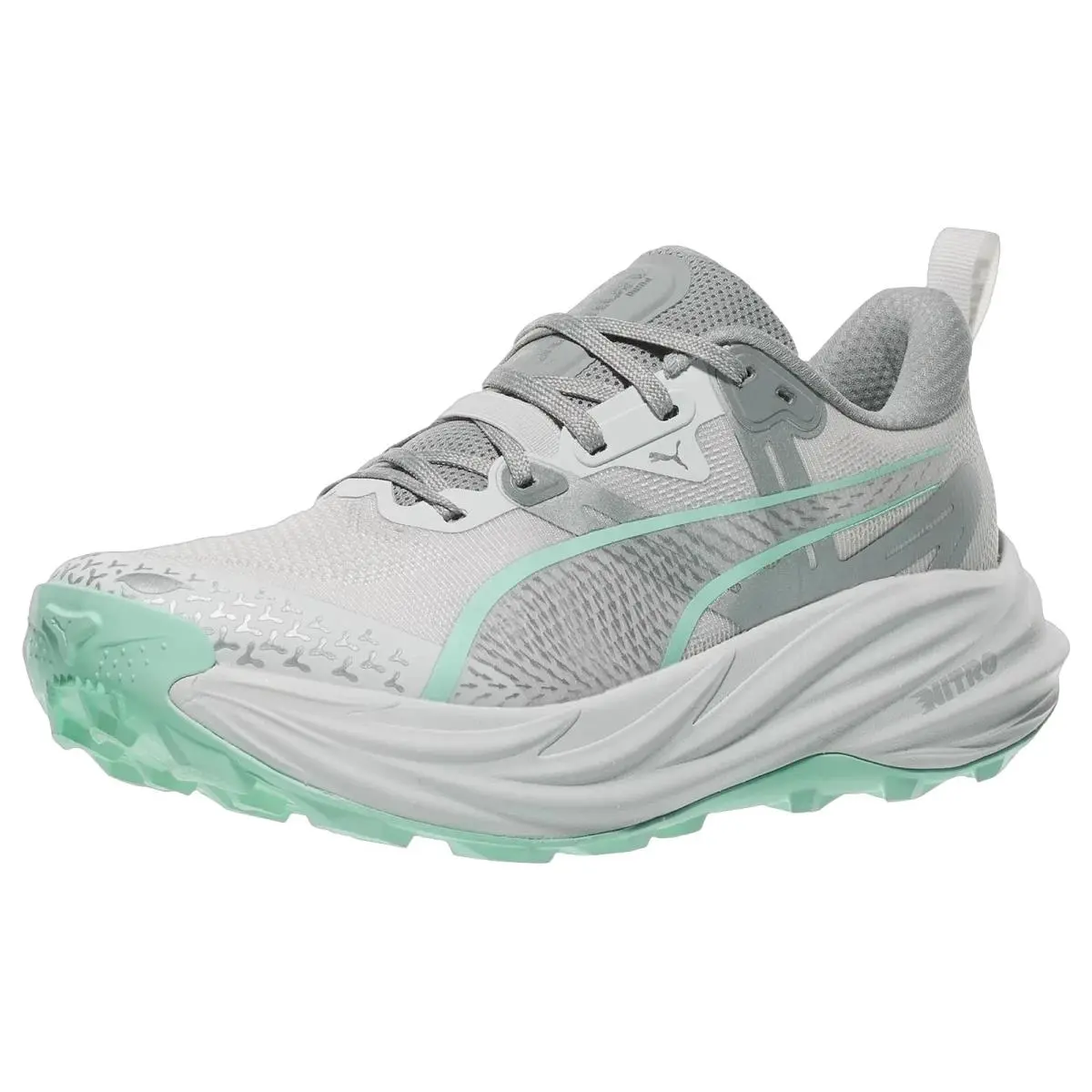 Puma shoes - Voyage Nitro 4 - Voyage Nitro - 311042-03 - Feather Gray/Mint Melt/Puma Silver 0