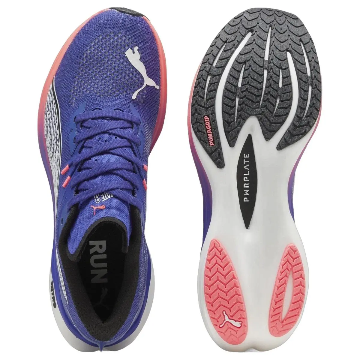 Puma shoes - Deviate Nitro 3 - Deviate Nitro - 309707-05 - Lapis Lazuli/Sunset 1
