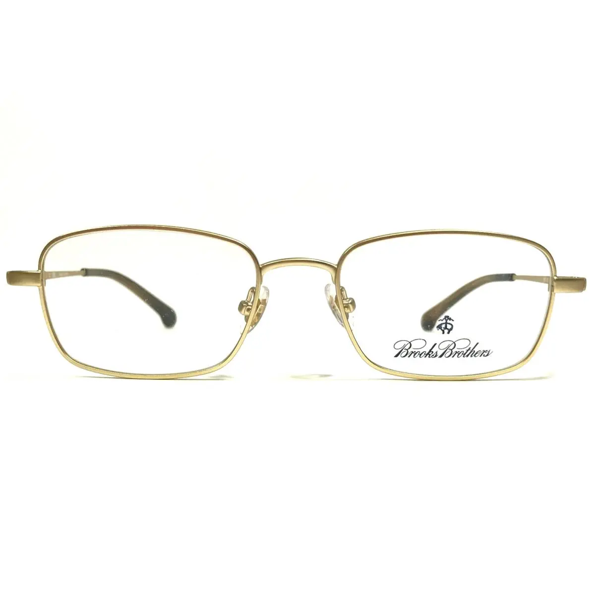 Brothers Eyeglasses Frames BB1040 1172 Matte Gold Square Wire 50-18-150 by Brooks