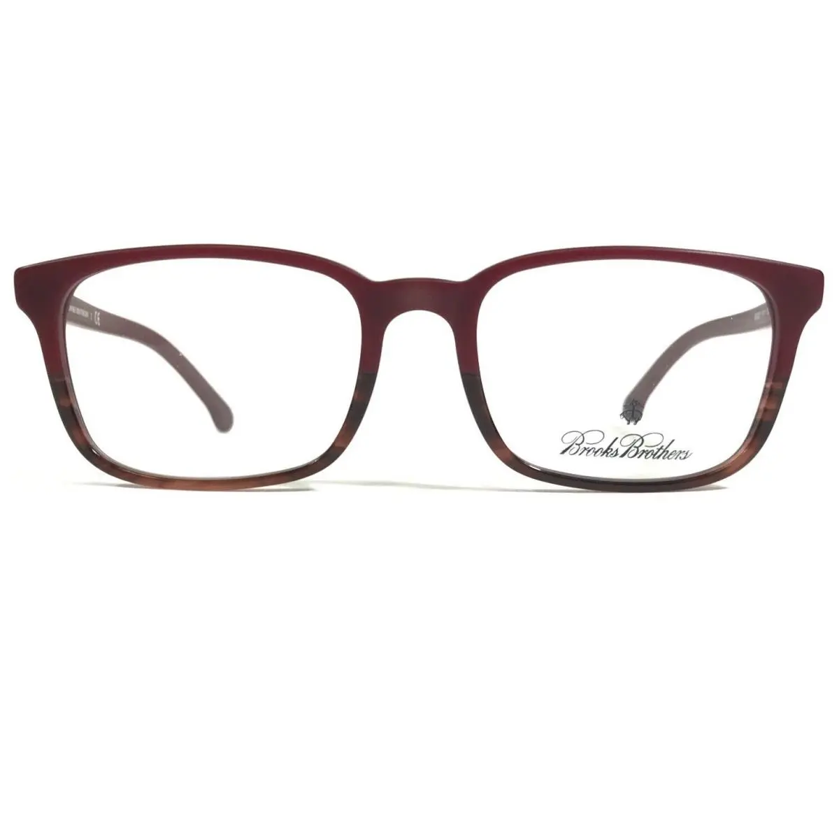 Brooks Brothers Eyeglasses Frames BB2031 6111 Burgundy Red Square 52-18-140