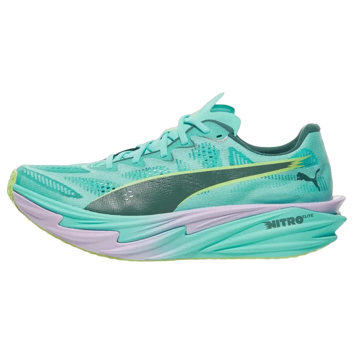 Puma shoes - Deviate Nitro Elite 4 Hyrox - 314156-01 - Mint/Lvn 6