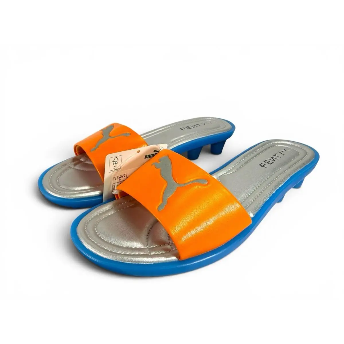 Puma shoes - PUMA Slide Chic - Slide Chic - 405980 01 - Orange (UPC: 198556137032) 4