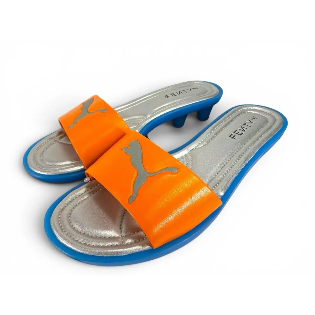 Puma shoes - PUMA Slide Chic - Slide Chic - 405980 01 - Orange (UPC: 198556137032) 6