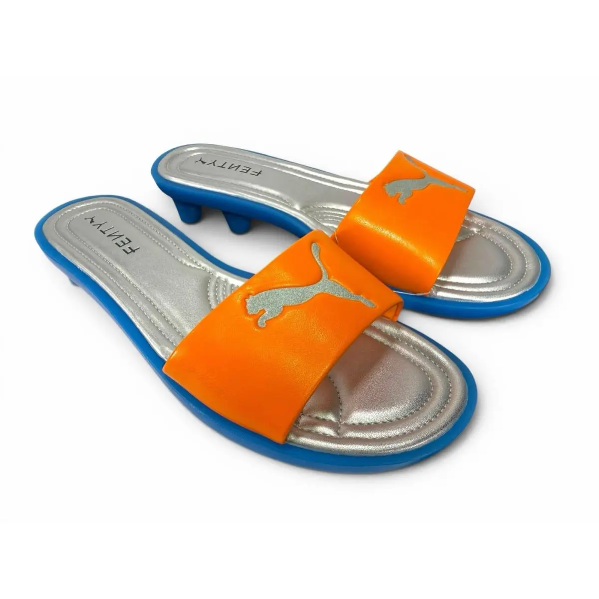 Puma shoes - PUMA Slide Chic - Slide Chic - 405980 01 - Orange (UPC: 198556137032) 7
