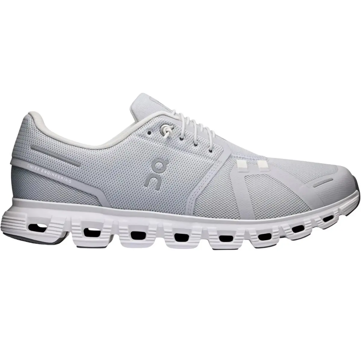 On Cloud 6 Men Running Shoes US Size 7-14 Colors Wide 2E Athletic Glacier/White by On-Running