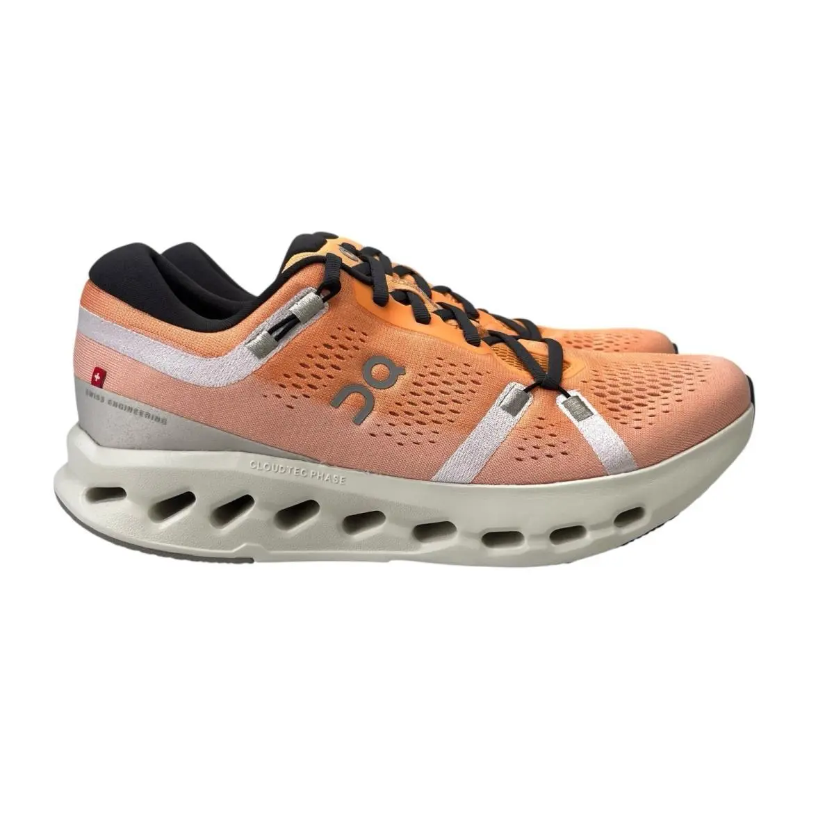 On Cloud Cloudsurfer 2 Tangerine Ivory Running Shoes Men`s Sizes 9 - 14