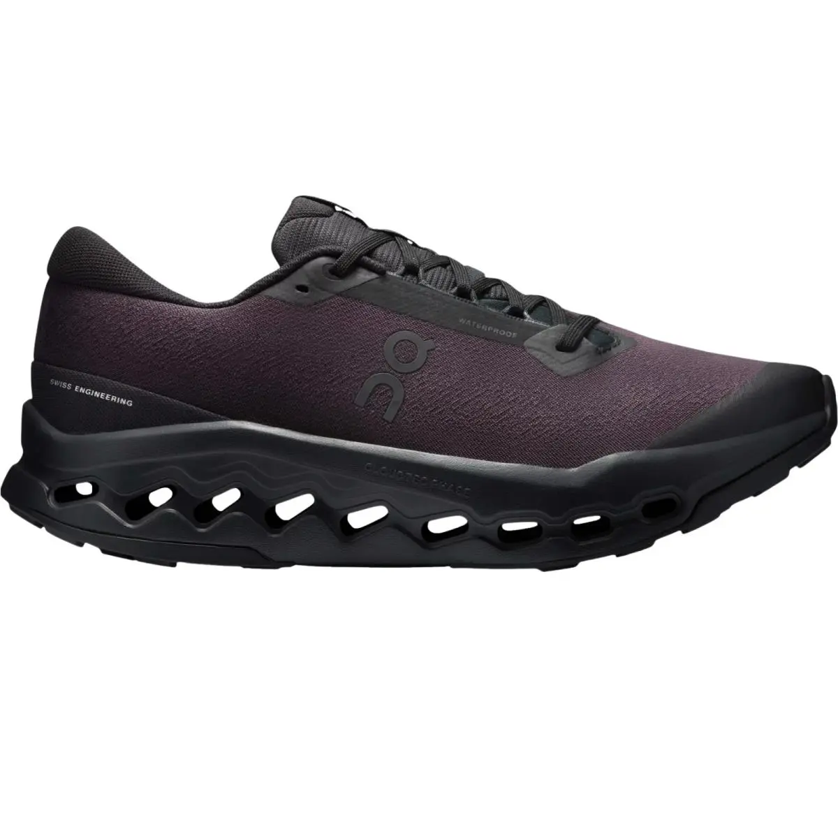 On-Running shoes - On Cloudsurfer Trail 2 Waterproof - Black/Black 4