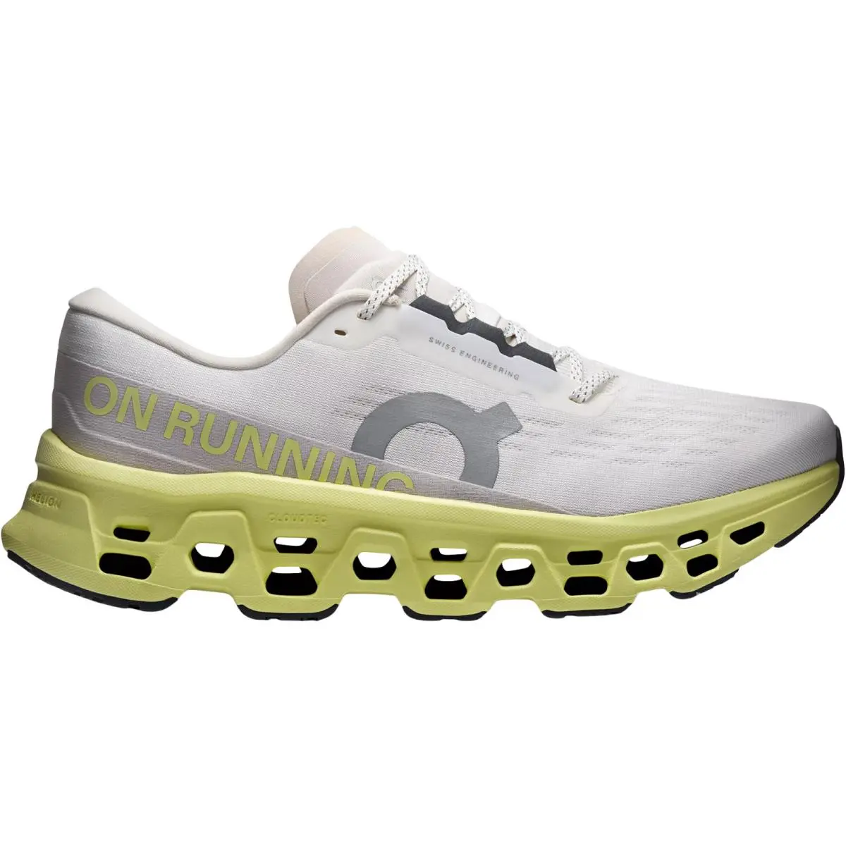 On Cloudmonster 3 Men Running Shoe US Size 7-14 Colors Athletic Ivory/Limelight by On-Running