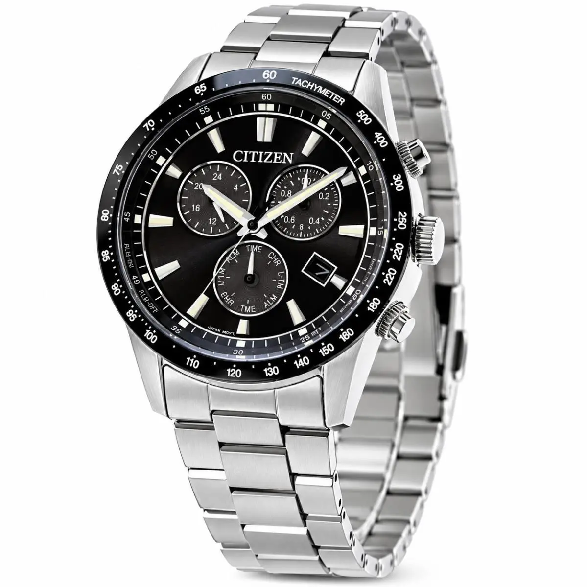 Collection White Dial Perpetual Calendar Alarm Men`s Watch BL5614-59E by Citizen