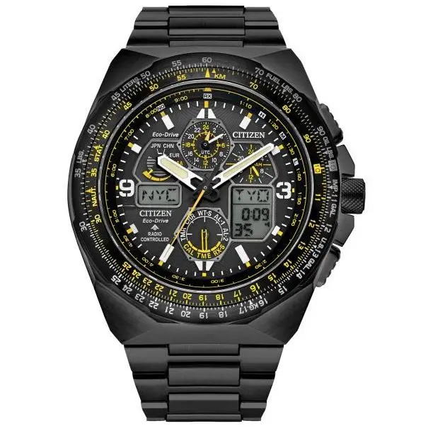 Citizen Eco-drive Promaster Skyhawk A-t Black S. Steel Men’s Watch JY8127-59E