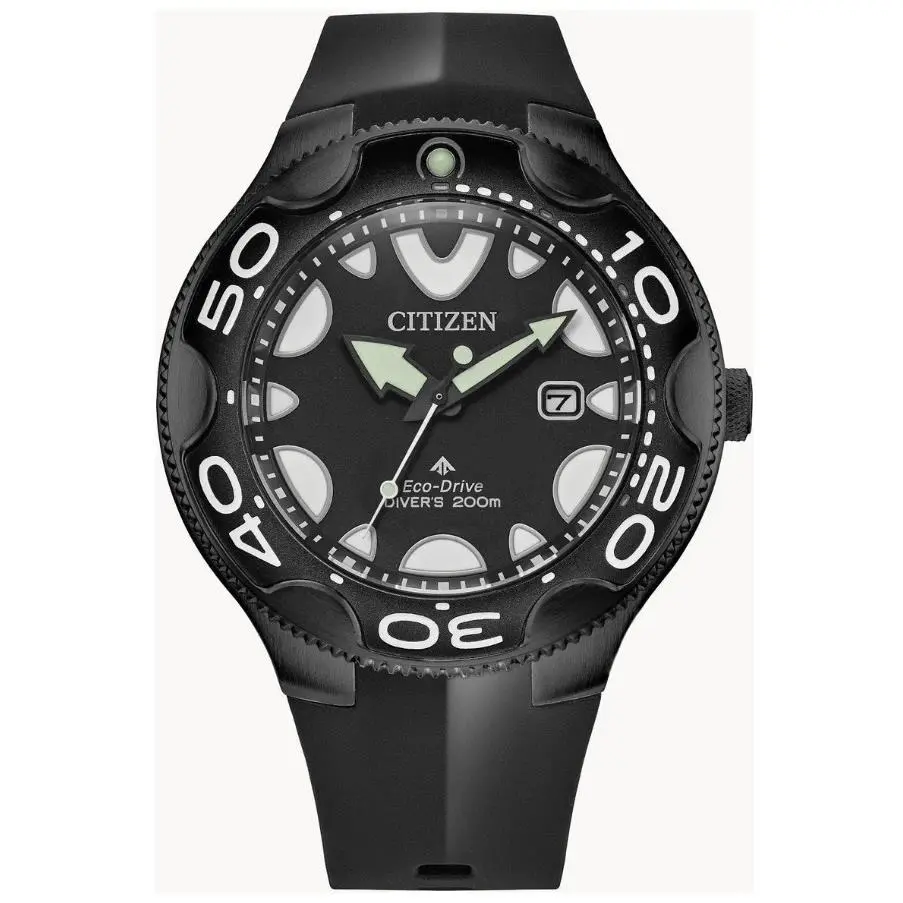 Citizen Eco-drive Promaster Dive Black Strap S. Steel Men’s Watch BN0235-01E