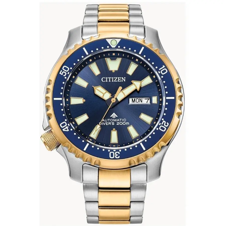 Citizen Automatic Promaster Dive Blue Dial Two-tone Men’s Watch NY0154-51L