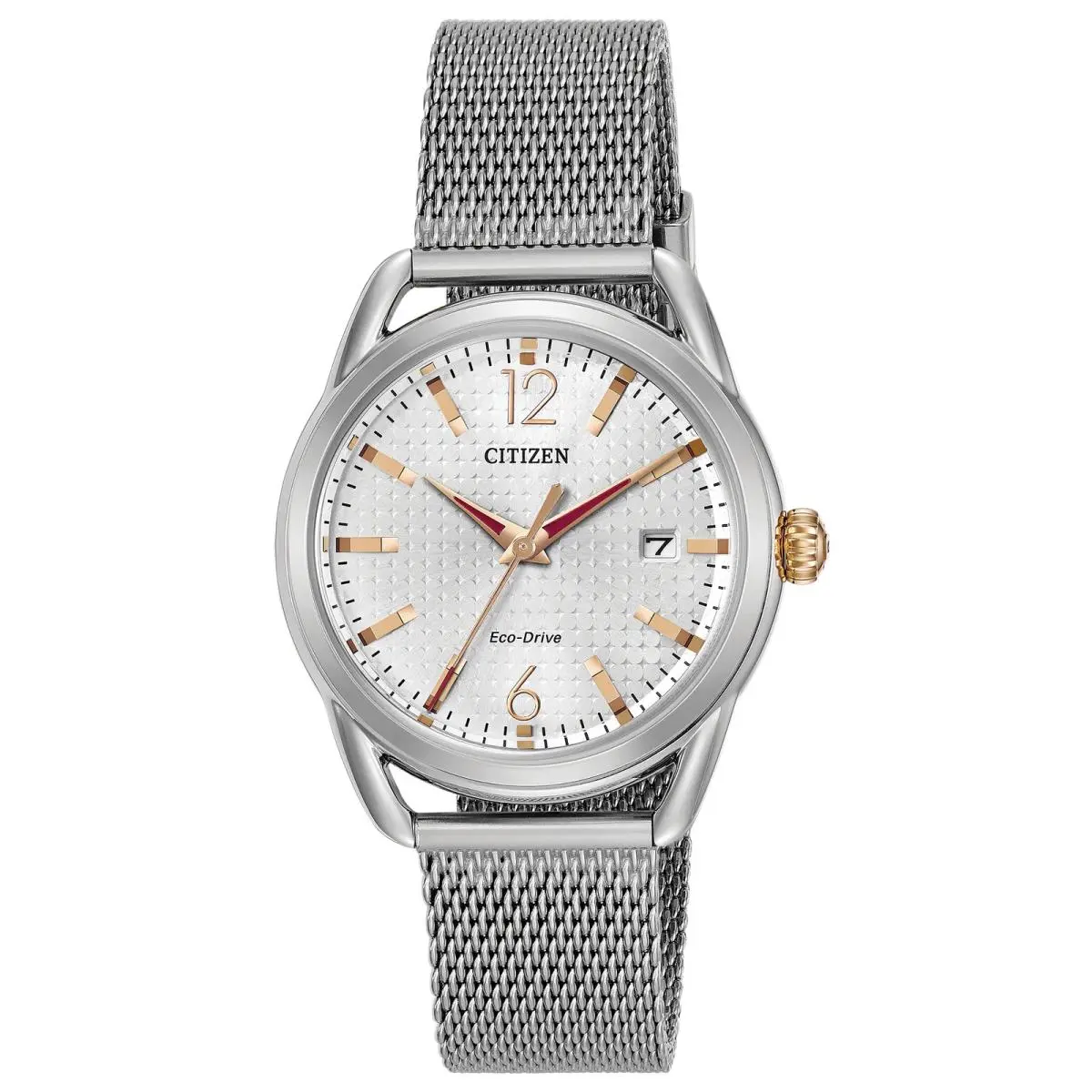 Citizen FE6081-51A Weekender Silver Dial Stainless Steel Bracelet Womens Watch