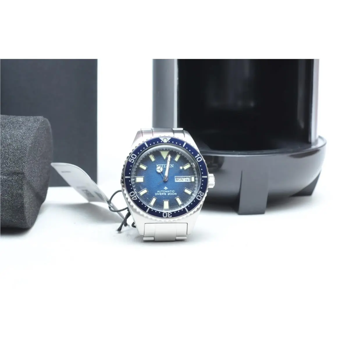 Citizen Promaster Dive Automatic Solid Stainless Steel Watch Blue Gradient