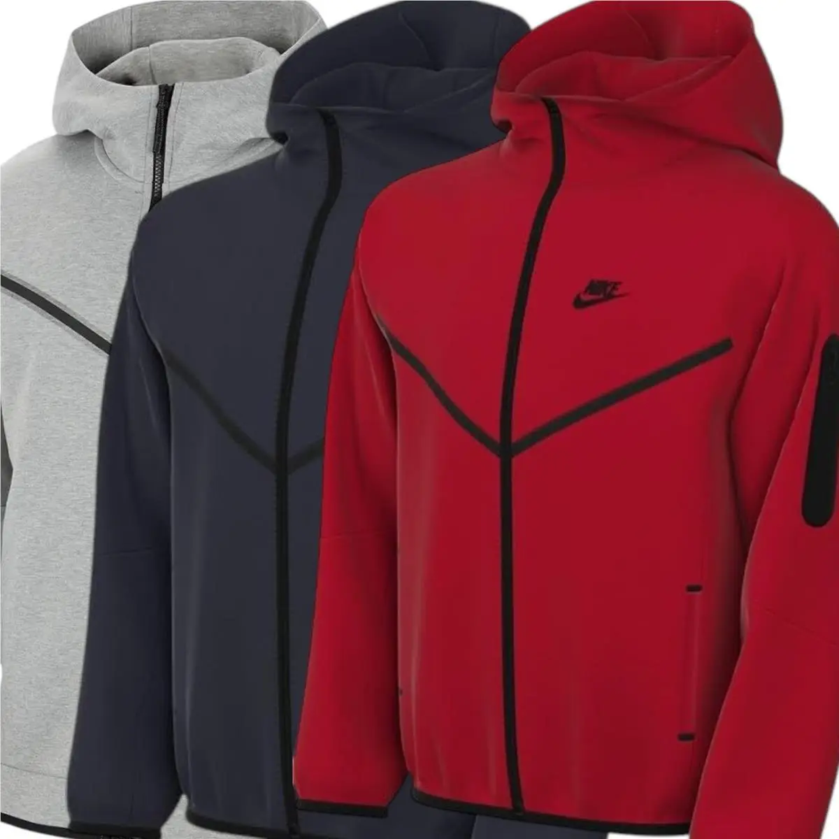 Nike clothing - CU4489063 - CU4489063 - Gray, s: Red 3