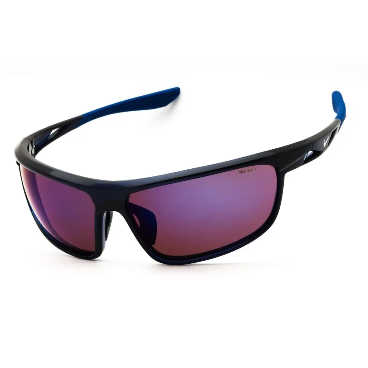 Windtrack Run E EV24004 410 Sunglasses Navy Frame Road Blue Lenses 68mm by Nike