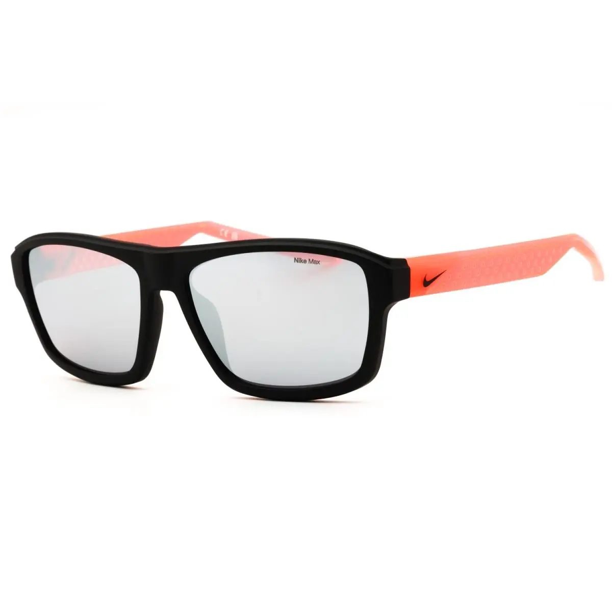 Livefree Tempo EV24044 011 Sunglasses Matte Black Frame Chrome Mirror by Nike