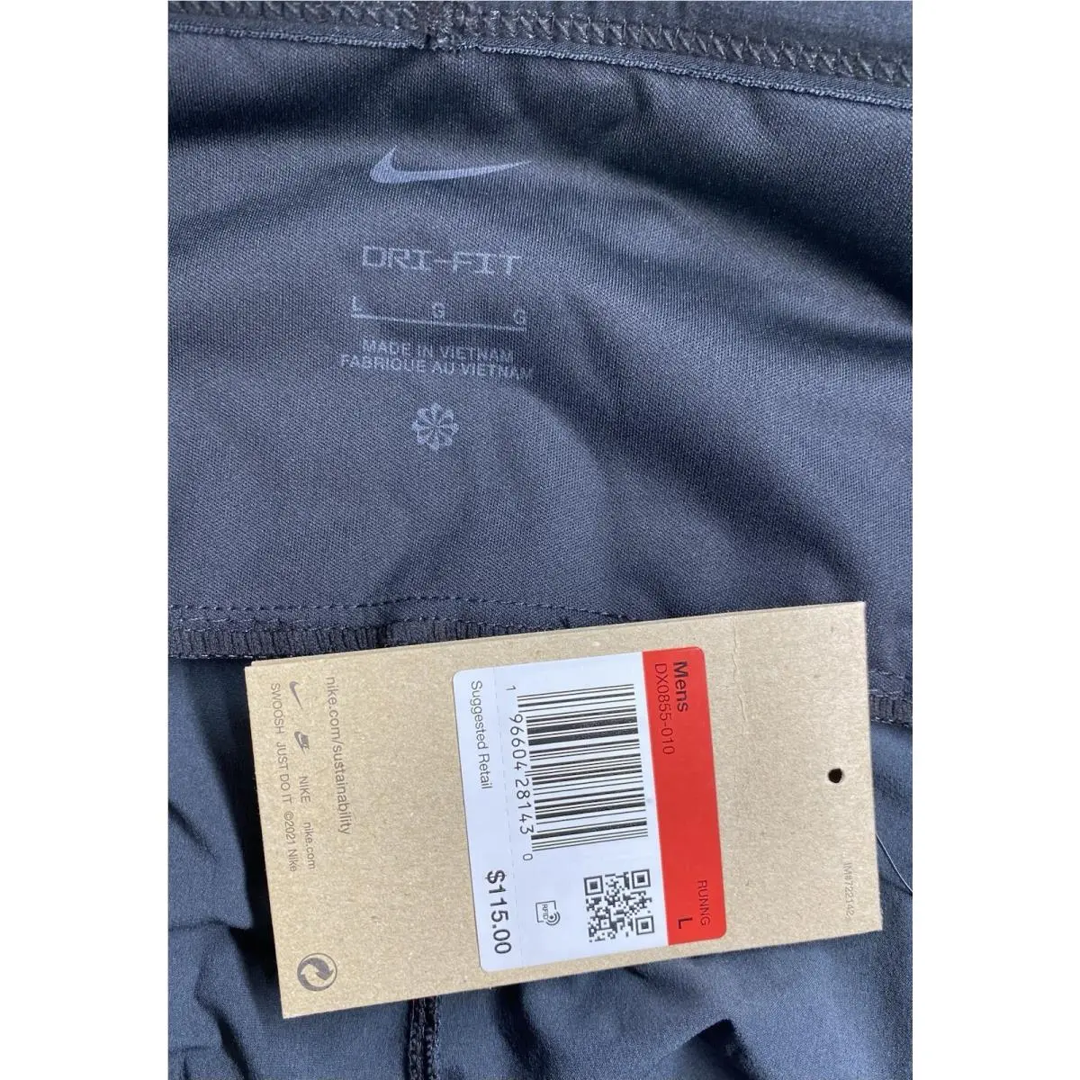 Nike clothing - Nike Trail Dawn Range Dri-Fit Running Pants - DX0855-010 - Black 2