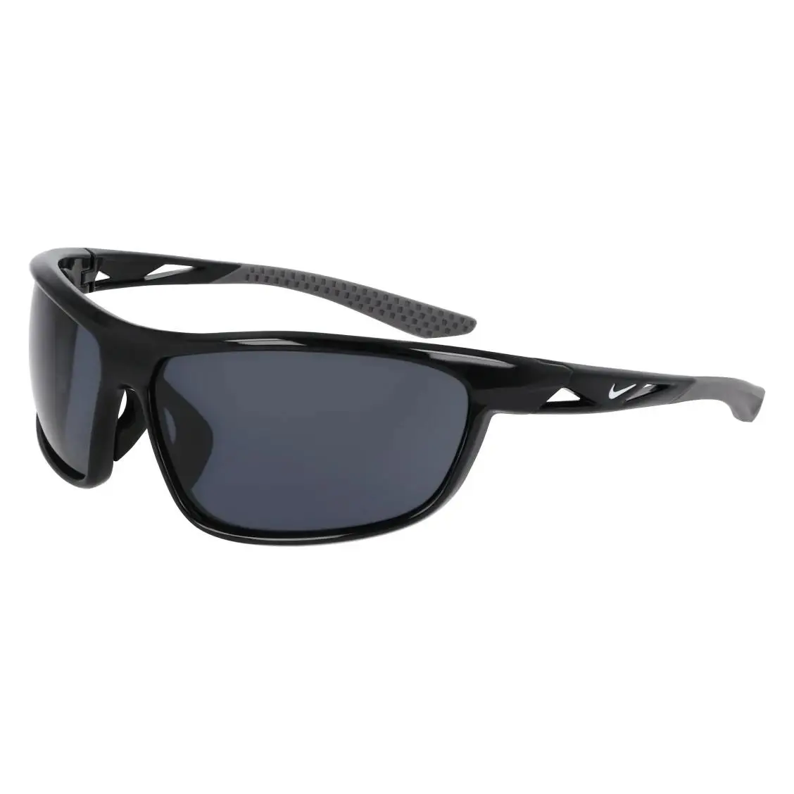 IU8063X 010 Black Grey Windtrack Run N Sunglasses with Grey Lenses by Nike