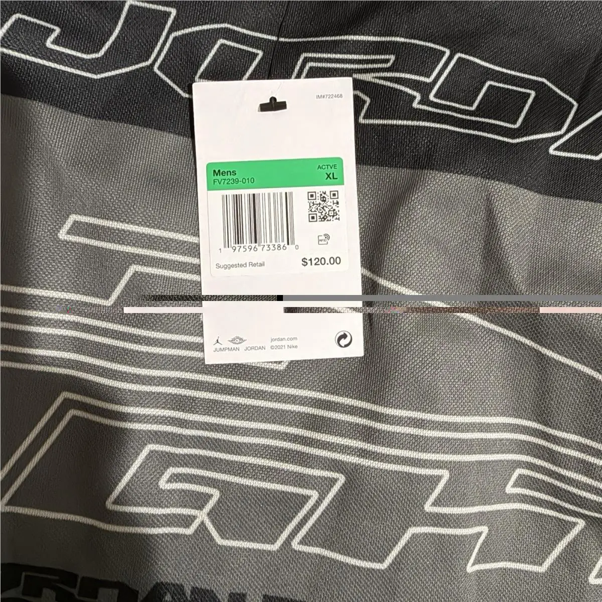 Nike clothing - Jordan Dri-Fit - Black (UPC: 0197596733860) 3
