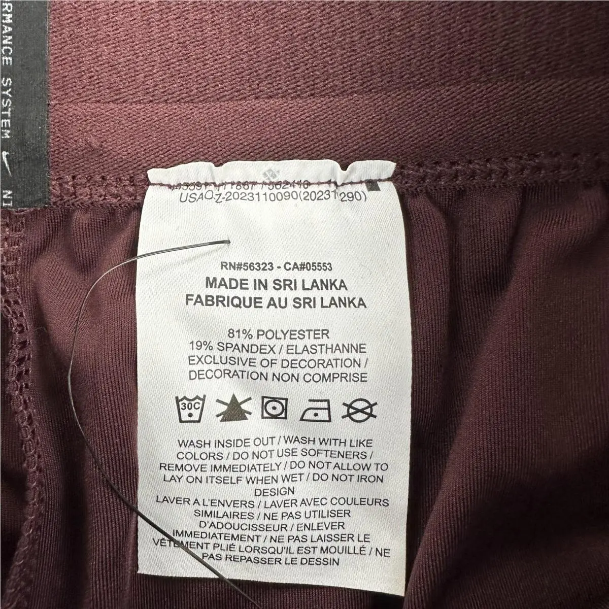 Nike clothing - Red (UPC: 197601054485) 10