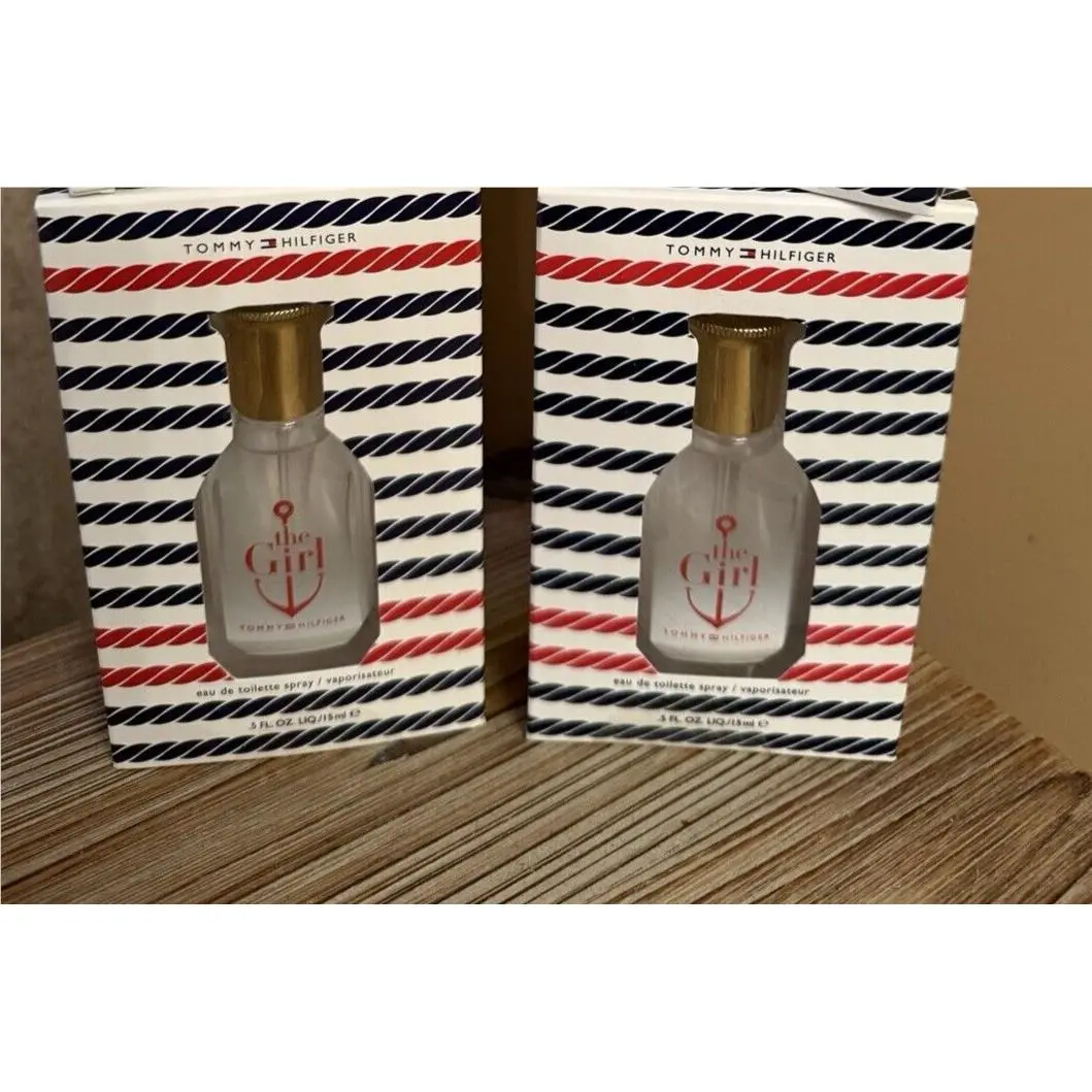 2 The Girl Perfume  .5 oz Ea. Eau de Toilette Travel Spray by Tommy Hilfiger