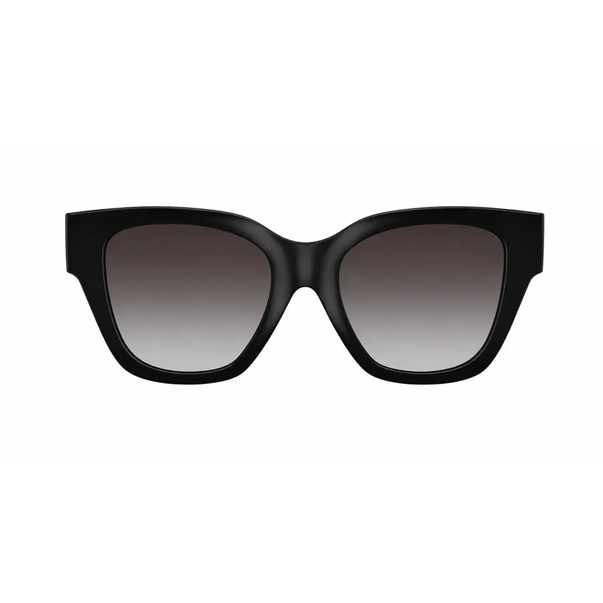 BE 4489U 300187 Black Plastic Square Sunglasses Grey Gradient Lens by Burberry