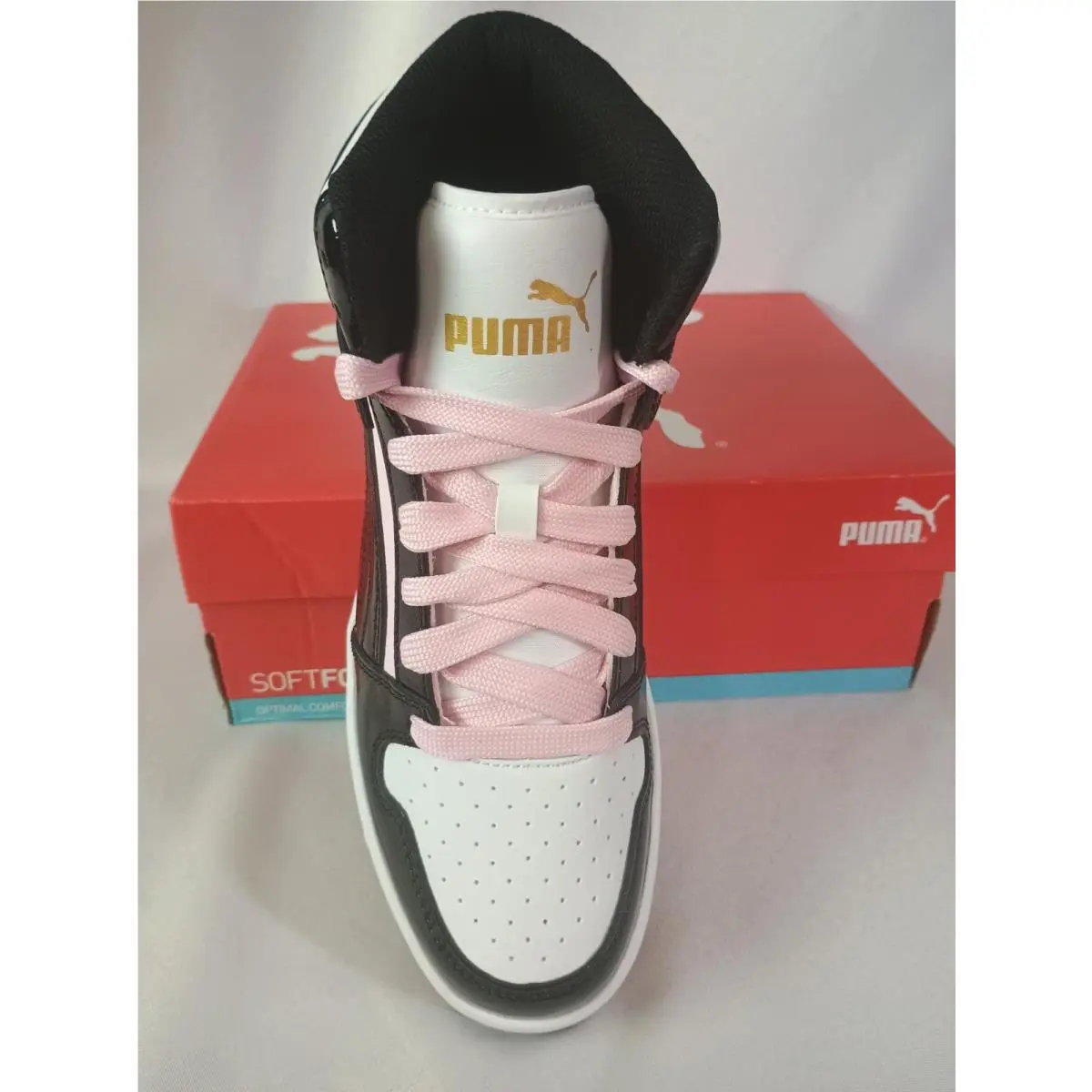 Puma shoes - Puma Rebound Layup Shine - Rebound Layup Shine - 399643 02 - Pink 8