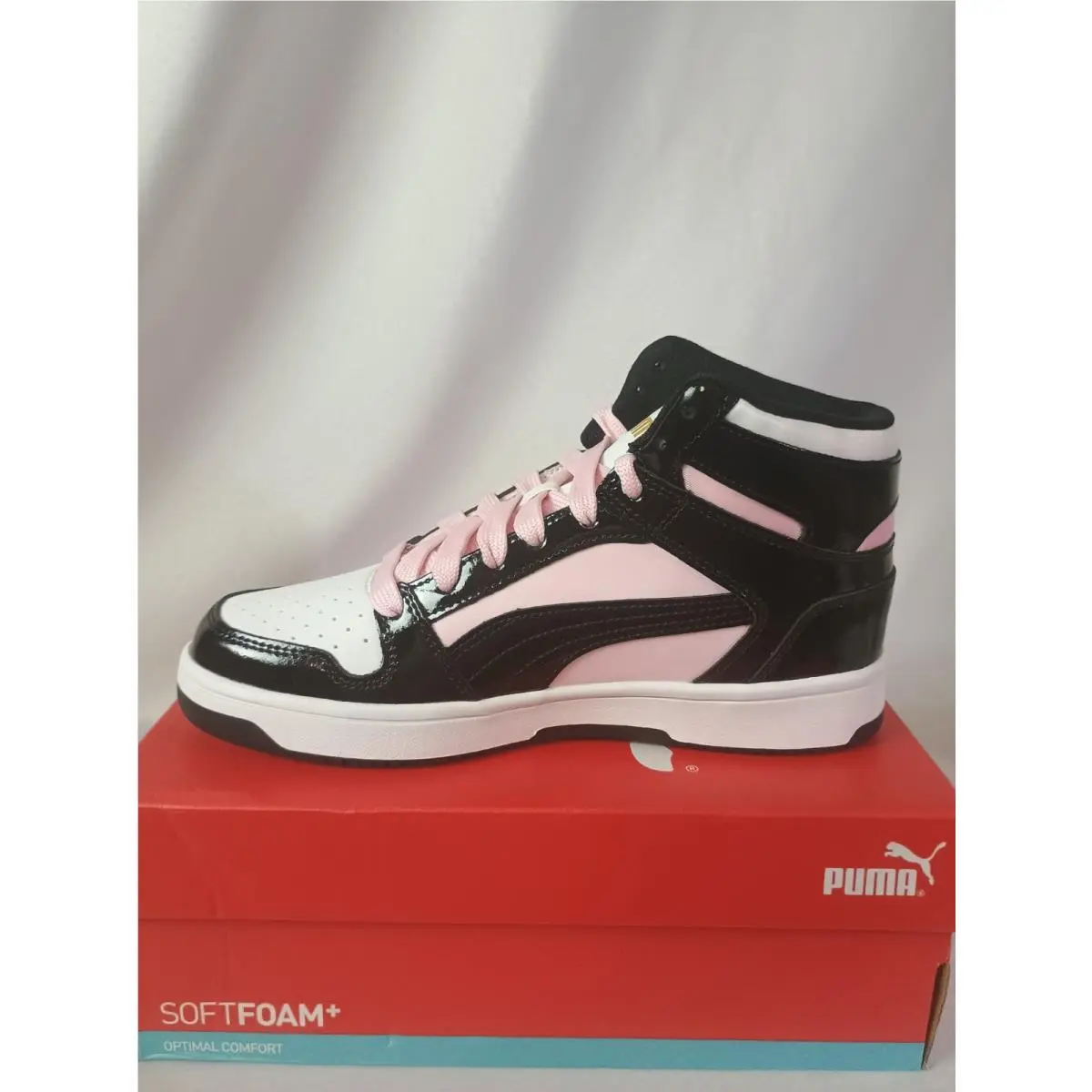 Puma shoes - Puma Rebound Layup Shine - Rebound Layup Shine - 399643 02 - Pink 3