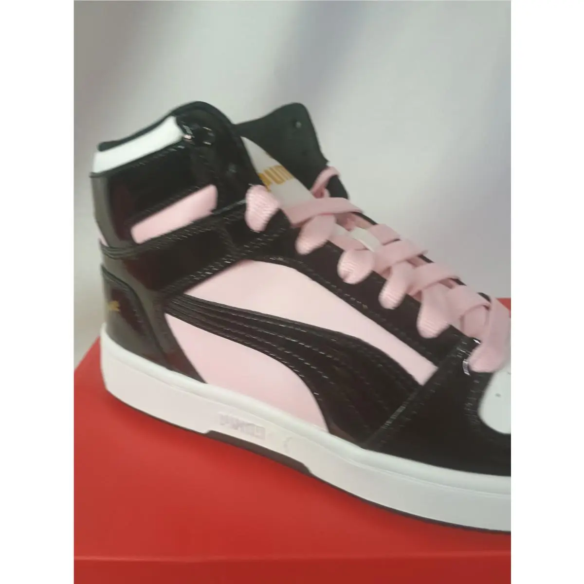 Puma shoes - Puma Rebound Layup Shine - Rebound Layup Shine - 399643 02 - Pink 0