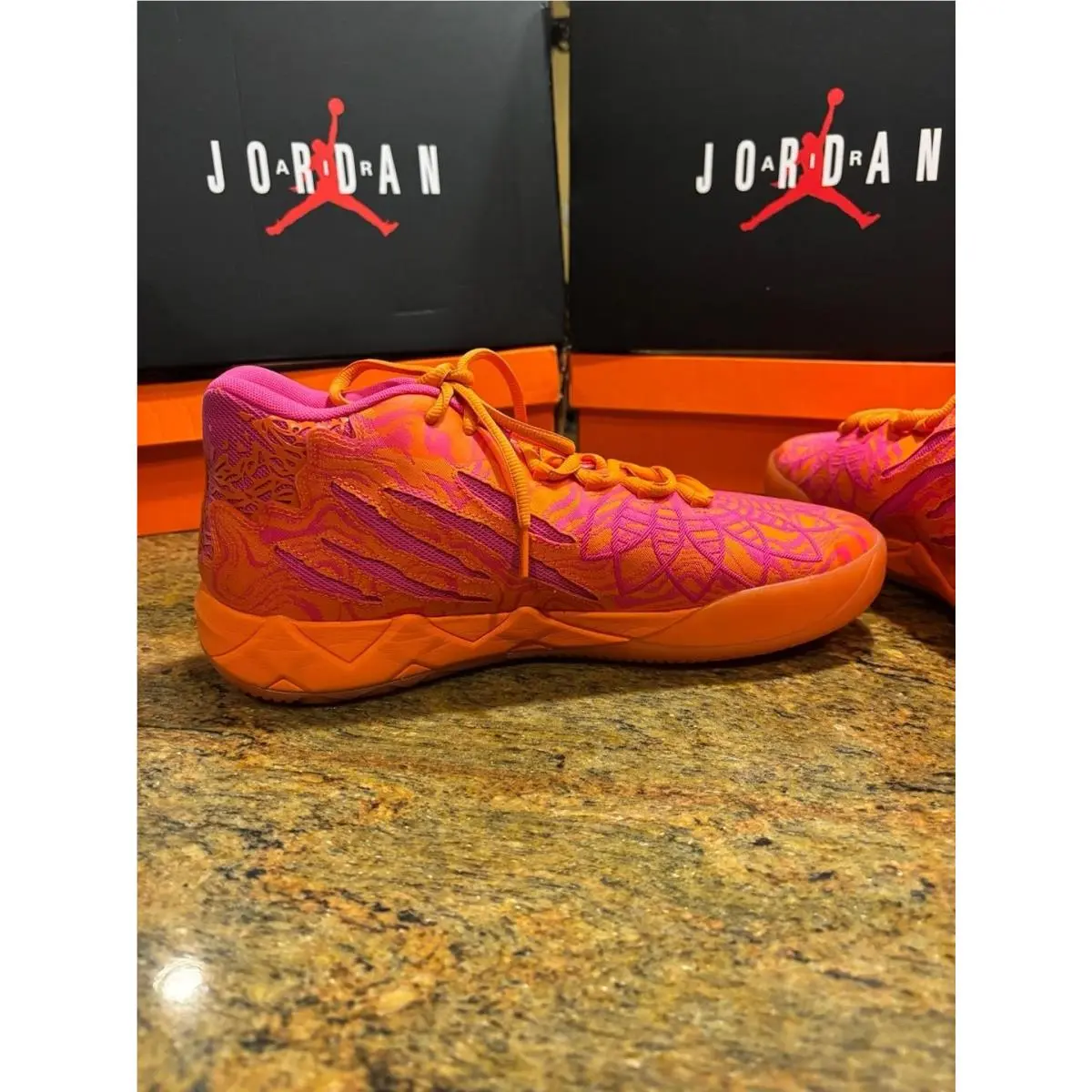 Puma shoes - MB.01 Mash-Up - 312855 01 - Orange 1