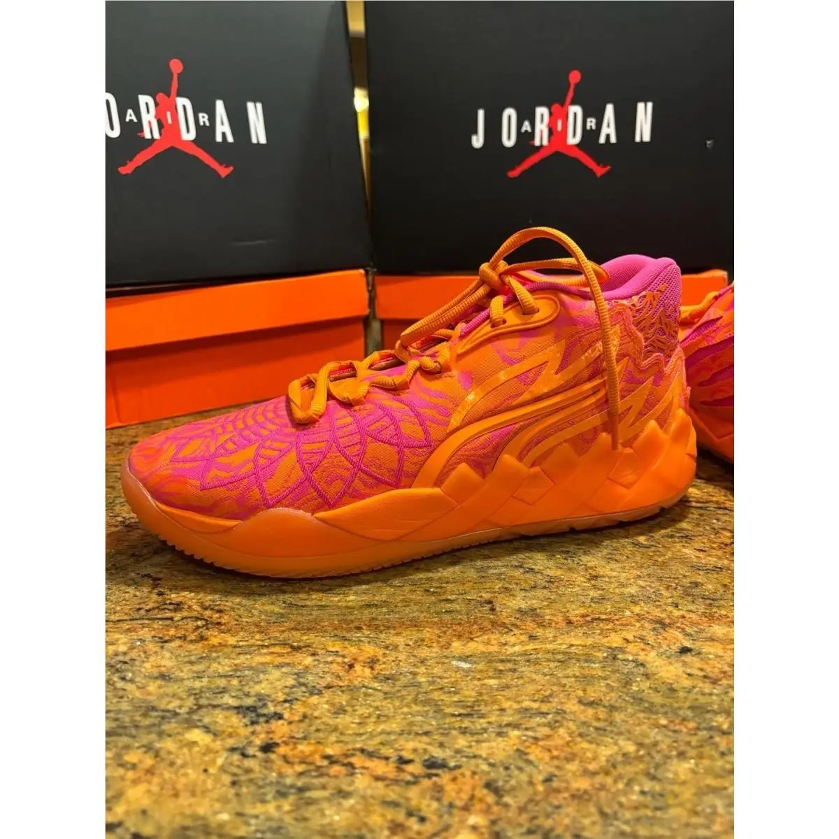 Puma shoes - MB.01 Mash-Up - 312855 01 - Orange 2