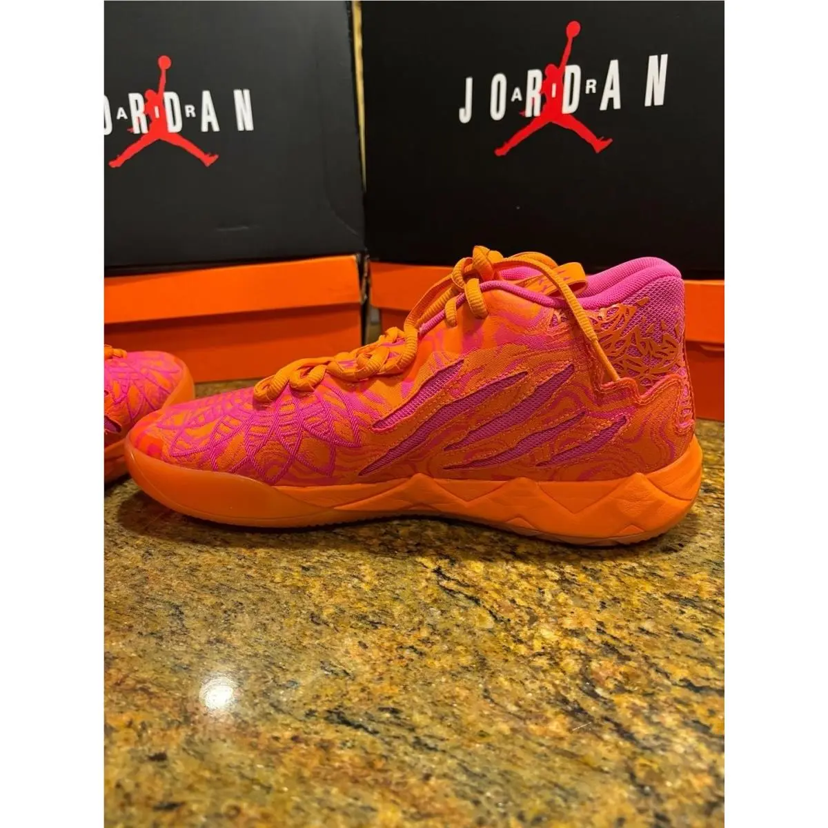 Puma shoes - MB.01 Mash-Up - 312855 01 - Orange 3