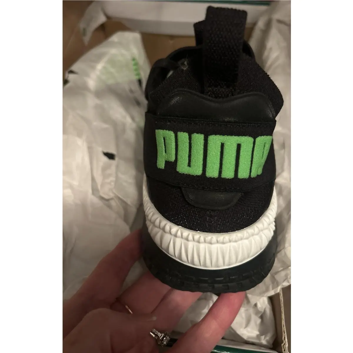 Puma shoes - PUMA Tsugi Jun - Tsugi Jun - 365489-09 - Black-green Gecko-white (UPC: 4059504814312) 6